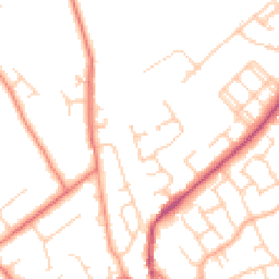 Daytime road noise heatmap for CH64 3TP
