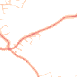 Daytime road noise heatmap for CH64 4EL