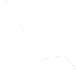 Night-time road noise heatmap for CH64 6TU