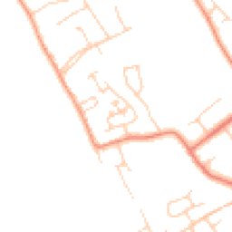 Daytime road noise heatmap for CH64 6UE