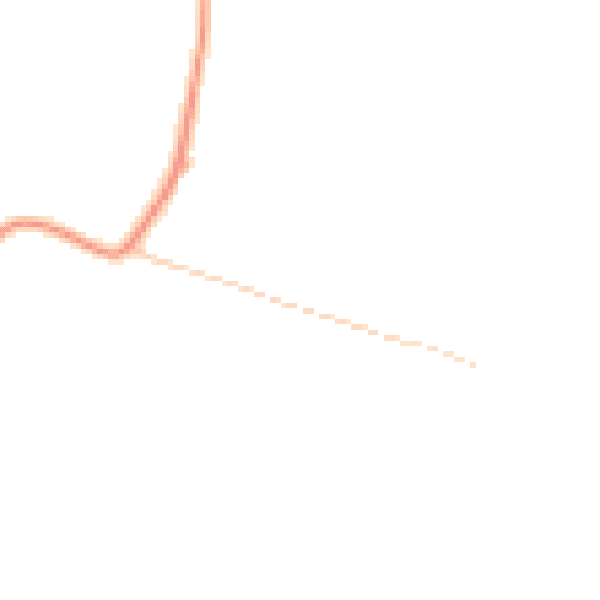 Daytime road noise heatmap for CM0 7DP