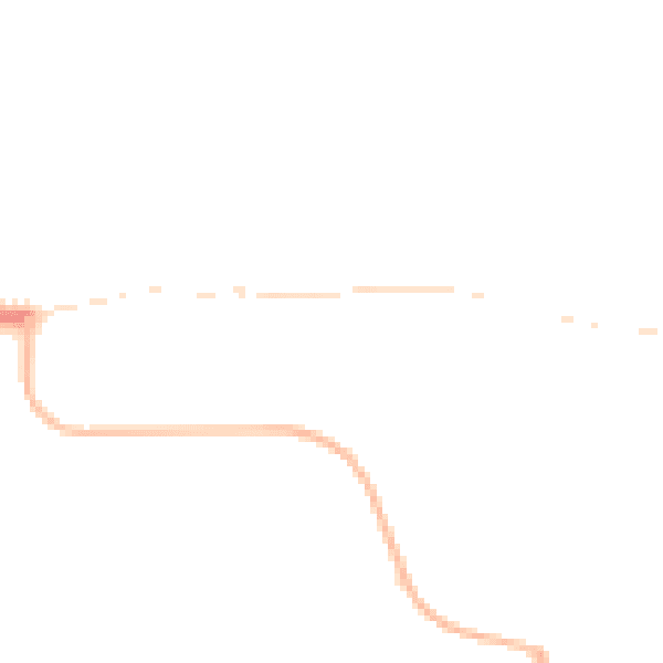 Night-time road noise heatmap for CM0 7FE