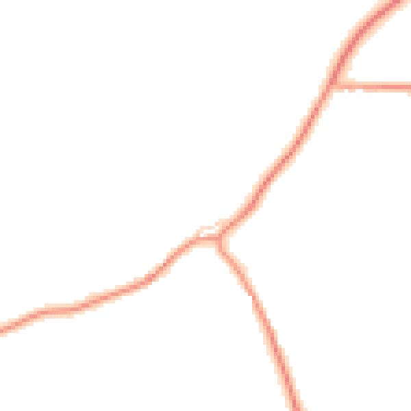 Daytime road noise heatmap for CM0 7JE