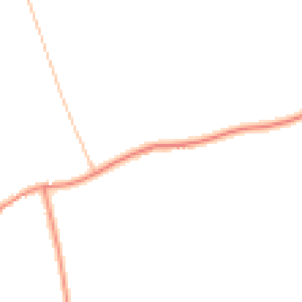 Daytime road noise heatmap for CM0 7LJ