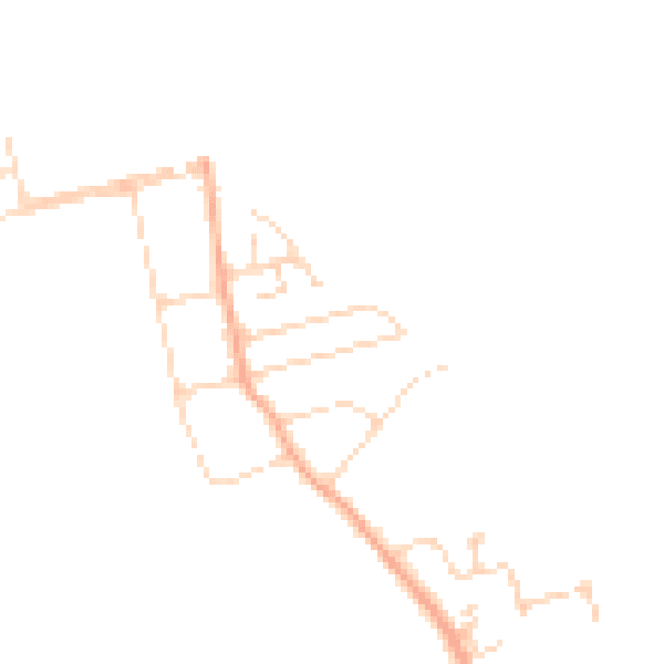 Daytime road noise heatmap for CM0 7ND