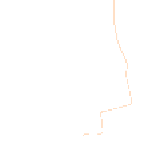 Night-time road noise heatmap for CM0 7NY