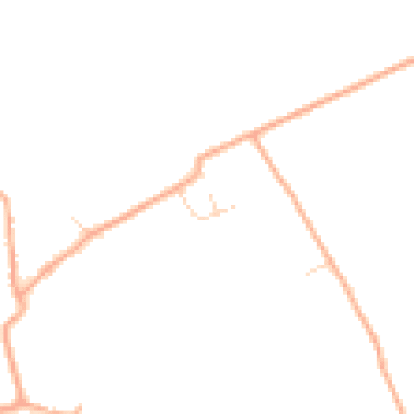 Daytime road noise heatmap for CM0 7QG