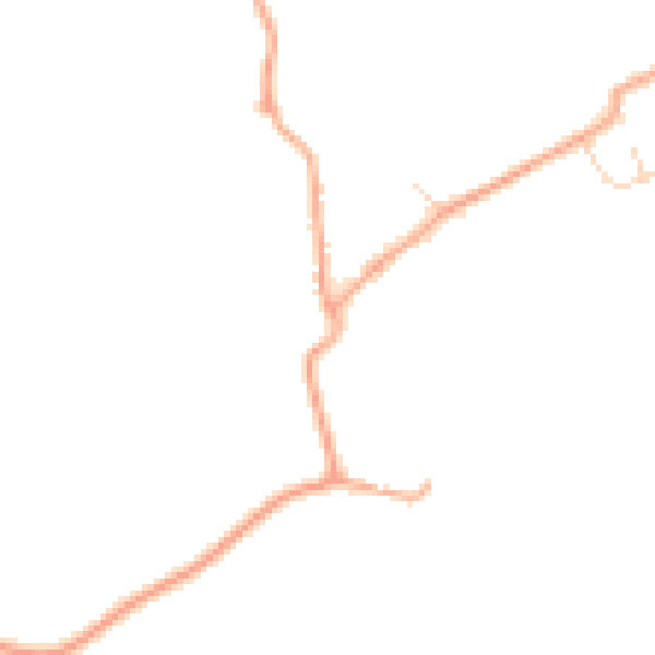 Daytime road noise heatmap for CM0 7QJ