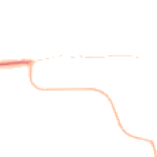 Night-time road noise heatmap for CM0 7RD