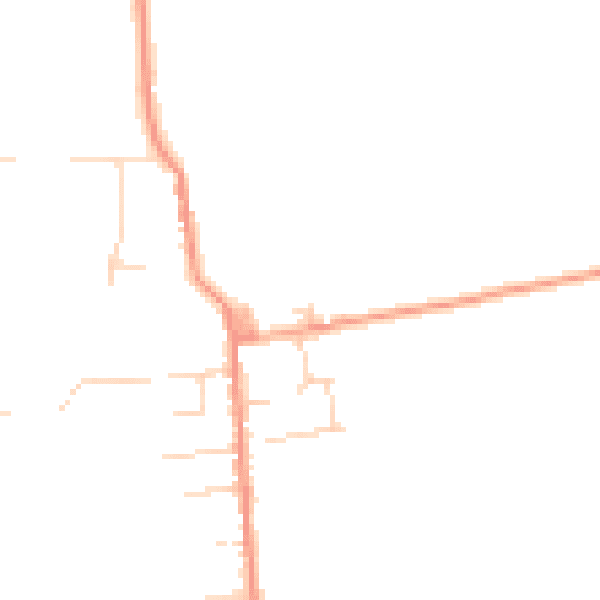 Daytime road noise heatmap for CM0 7SA