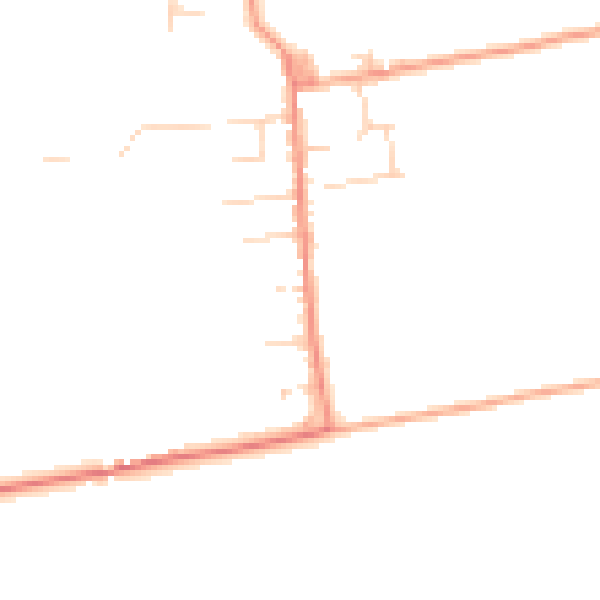 Daytime road noise heatmap for CM0 7TH