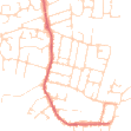 Daytime road noise heatmap for CM0 8DX