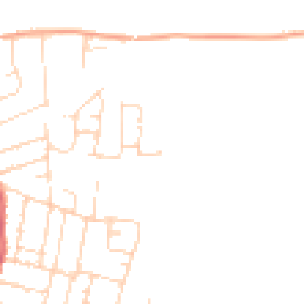 Daytime road noise heatmap for CM0 8FX