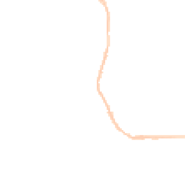 Night-time road noise heatmap for CM0 8HT
