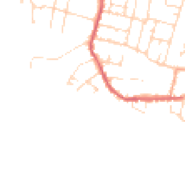 Daytime road noise heatmap for CM0 8PP
