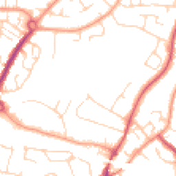 Daytime road noise heatmap for CM12 0AN