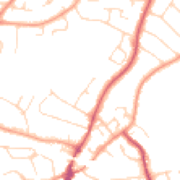 Daytime road noise heatmap for CM12 0AP