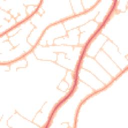 Daytime road noise heatmap for CM12 0AZ