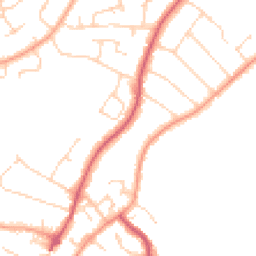 Daytime road noise heatmap for CM12 0BE