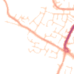 Daytime road noise heatmap for CM12 0EP