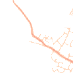 Daytime road noise heatmap for CM12 0EU