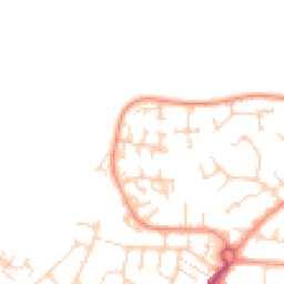 Daytime road noise heatmap for CM12 0TJ