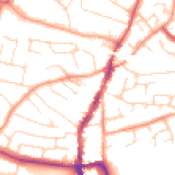 Daytime road noise heatmap for CM12 9DA