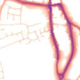 Daytime road noise heatmap for CM12 9NZ