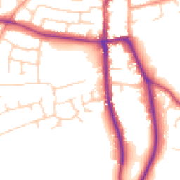 Daytime road noise heatmap for CM12 9YF