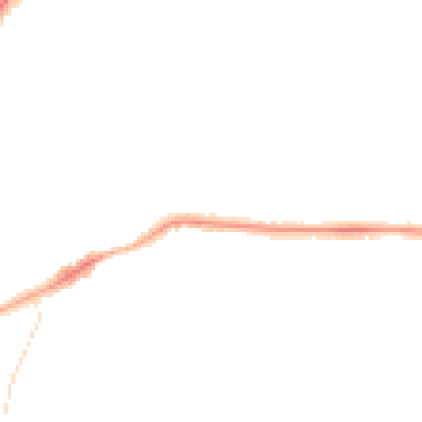 Night-time road noise heatmap for CM13 1AD
