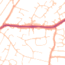 Daytime road noise heatmap for CM13 1AS