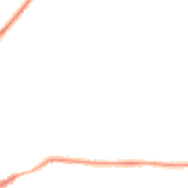 Night-time road noise heatmap for CM13 1DU