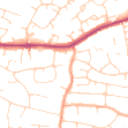 Daytime road noise heatmap for CM13 2PN