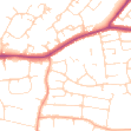 Daytime road noise heatmap for CM13 2RG