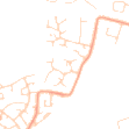 Daytime road noise heatmap for CM13 2TL