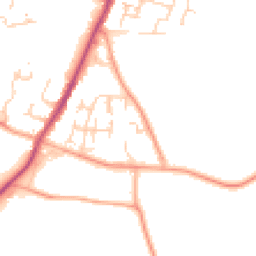 Daytime road noise heatmap for CM13 3BB