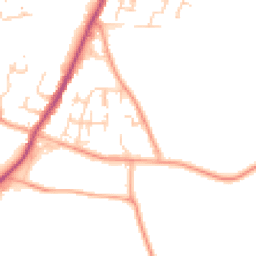 Daytime road noise heatmap for CM13 3BD