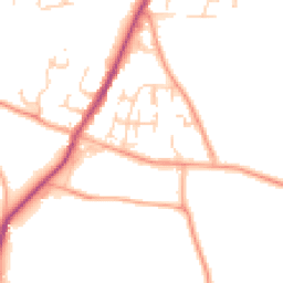 Daytime road noise heatmap for CM13 3DA