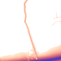 Daytime road noise heatmap for CM13 3EX