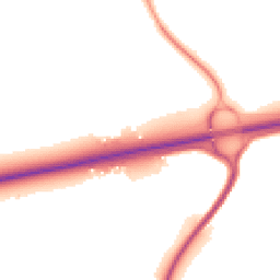 Night-time road noise heatmap for CM13 3LJ