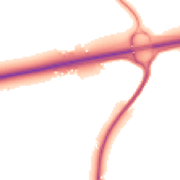 Night-time road noise heatmap for CM13 3LP