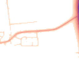 Daytime road noise heatmap for CM13 3ND