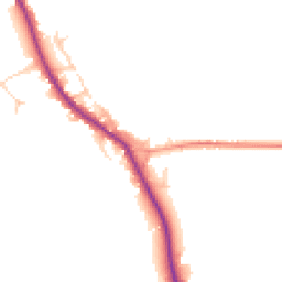 Daytime road noise heatmap for CM13 3PX