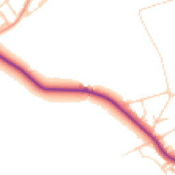 Daytime road noise heatmap for CM13 3QH
