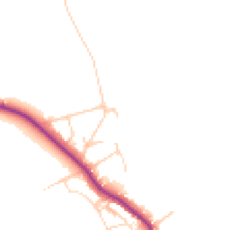Daytime road noise heatmap for CM13 3QP