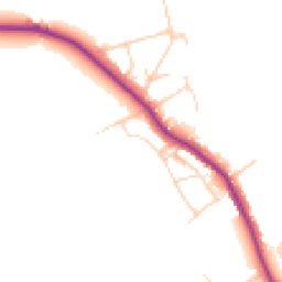 Daytime road noise heatmap for CM13 3RL