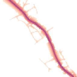 Daytime road noise heatmap for CM13 3RP