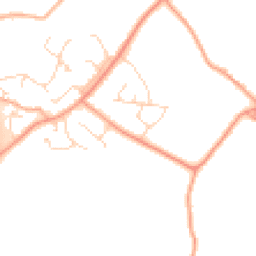 Daytime road noise heatmap for CM15 0BN