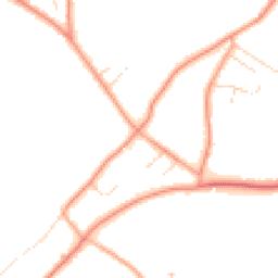 Daytime road noise heatmap for CM15 0DX