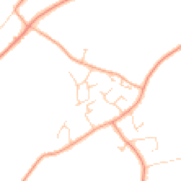 Daytime road noise heatmap for CM15 0LU